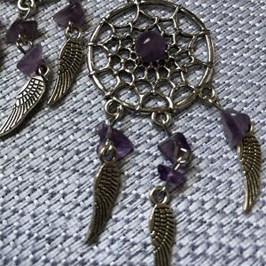 NEW Beautiful amethyst dream catcher earrings ✨